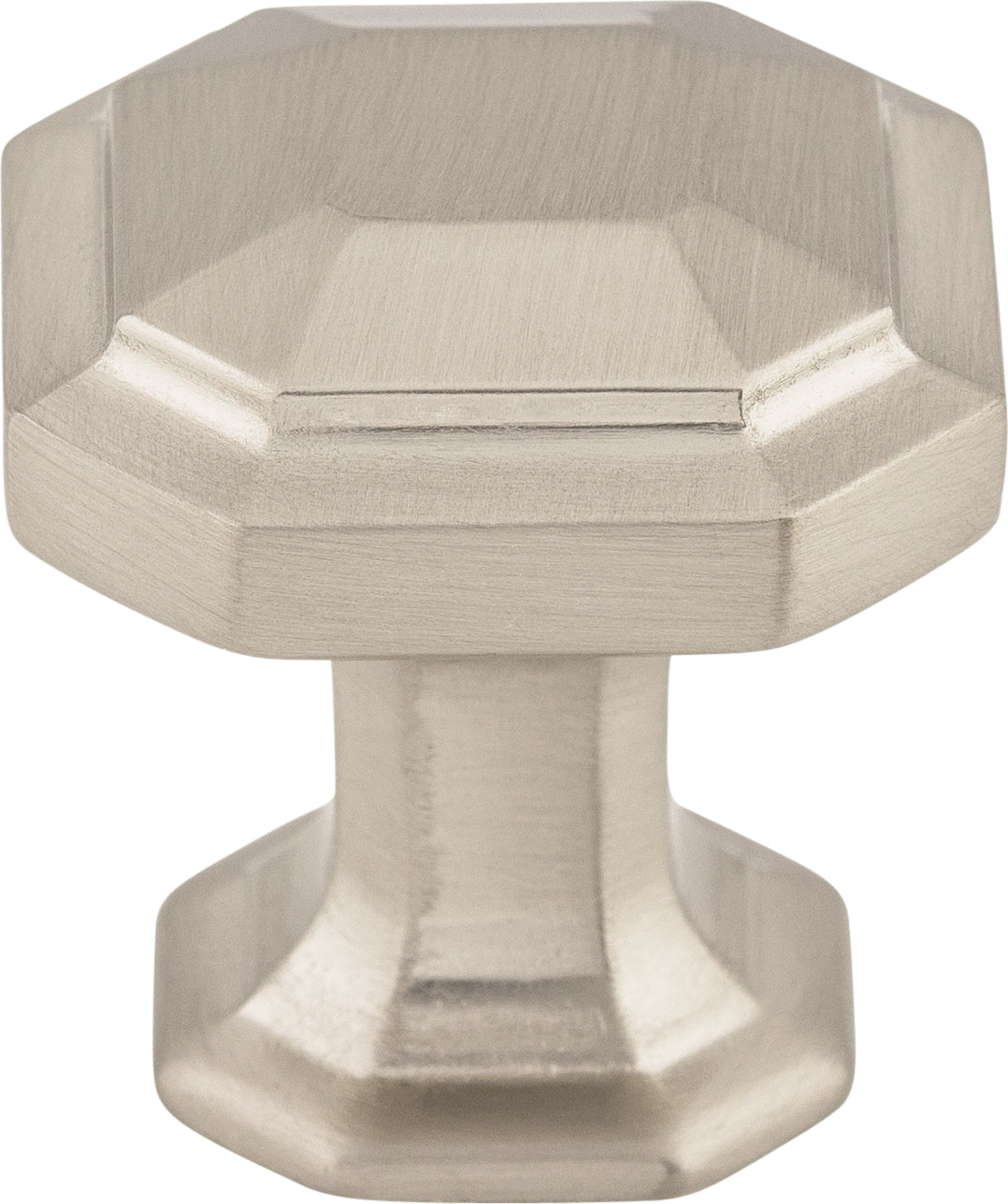 Top Knobs Emerald Series 1-1/8"L Knob, Brushed Satin Nickel