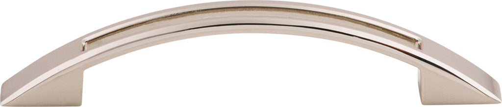 Top Knobs Tango Series 3-3/4"(95mm) CC Cut Out Pull, Polished Nickel
