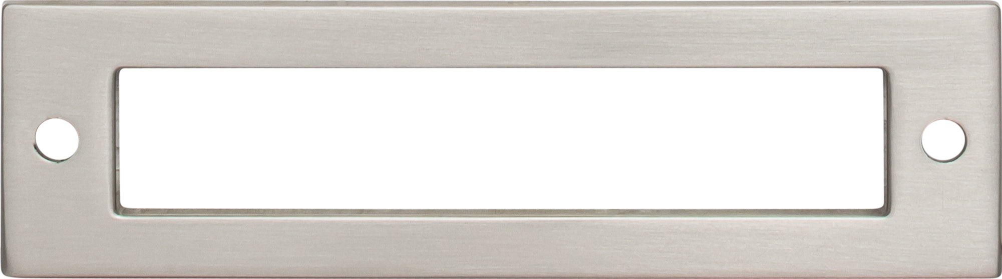 Top Knobs Hollin Series 3-3/4"(95mm) CC Backplate, Brushed Satin Nickel