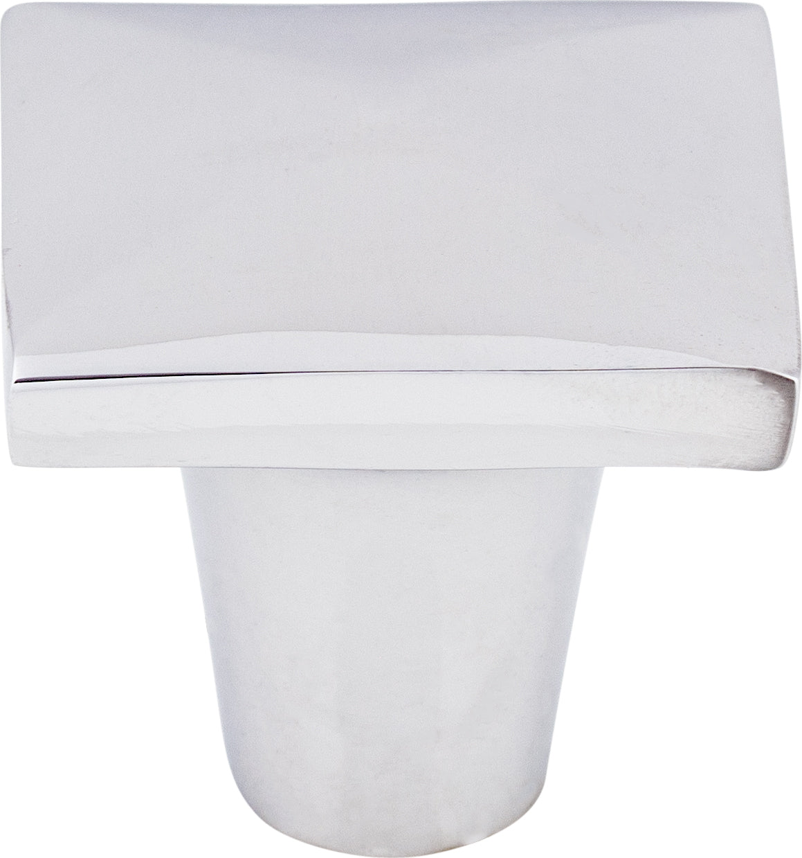 Top Knobs Aspen II Square Series 1-1/4"L Knob, Polished Chrome