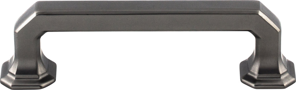 Top Knobs Emerald Series 3-3/4"(95mm) CC Pull, Ash Gray