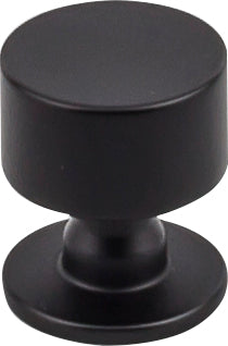 Top Knobs Lily Series 1-1/8"L Knob, Flat Black