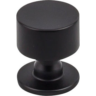 Top Knobs Lily Series 1-1/8"L Knob, Flat Black