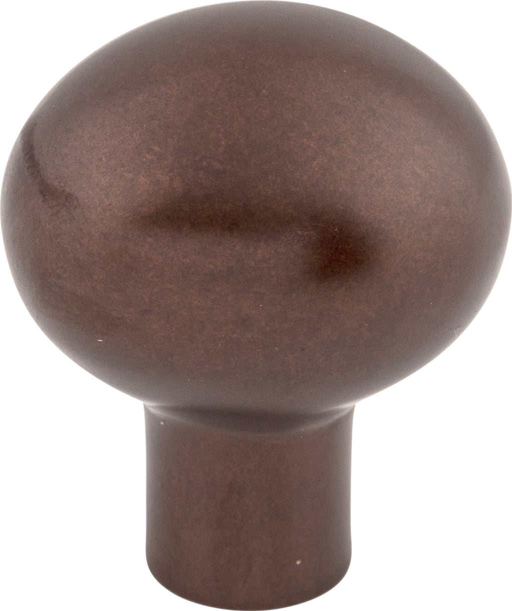 Top Knobs Aspen Egg Series 1-3/16"L Knob, Mahogany Bronze