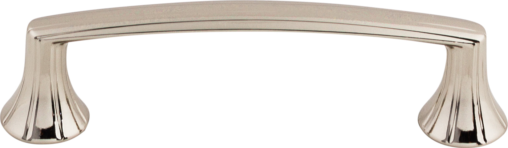 Top Knobs Rue Series 3-3/4"(95mm) CC Pull, Polished Nickel