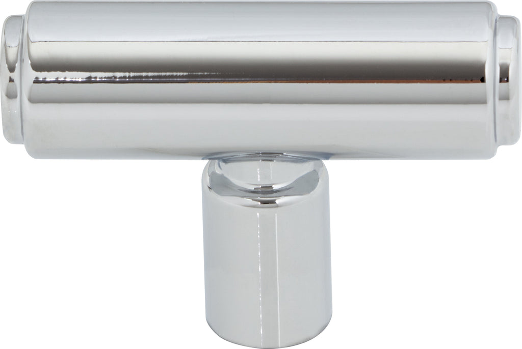 Top Knobs Clarence Series 2"L T-Knob, Polished Chrome