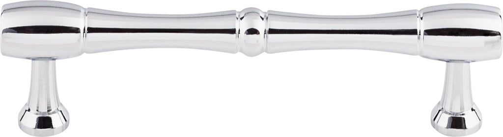 Top Knobs Nouveau Bamboo Series 3-3/4"(95mm) CC Pull, Polished Chrome