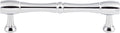 Top Knobs Nouveau Bamboo Series 3-3/4"(95mm) CC Pull, Polished Chrome