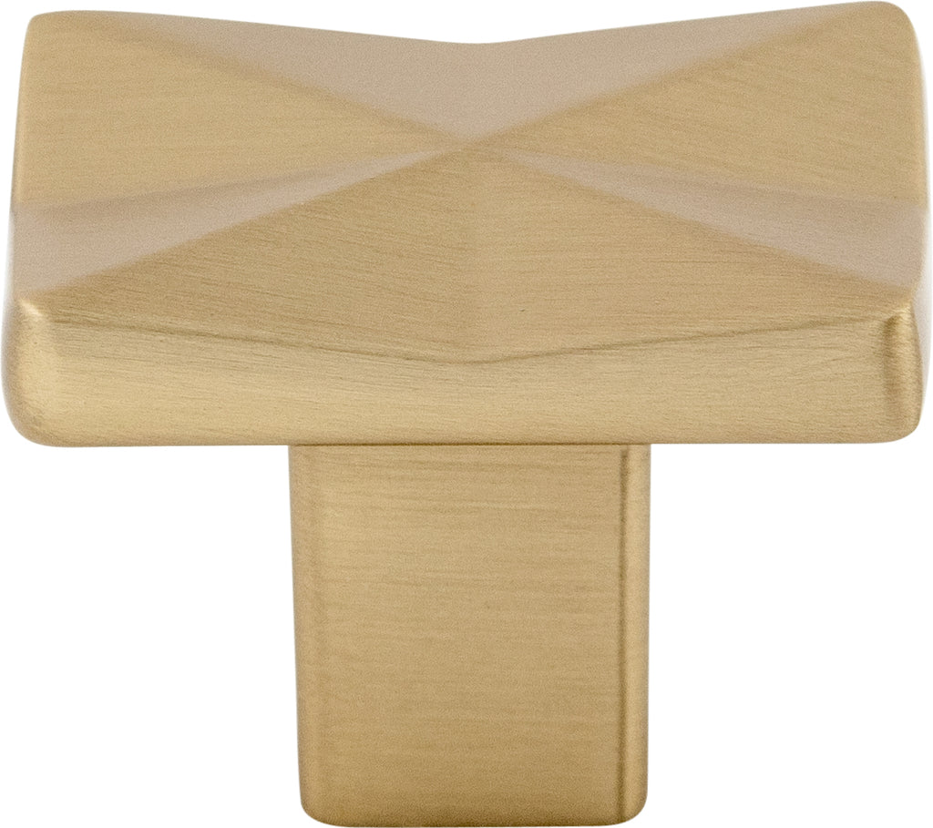 Top Knobs Quilted Series 1-1/4"L Knob, Honey Bronze