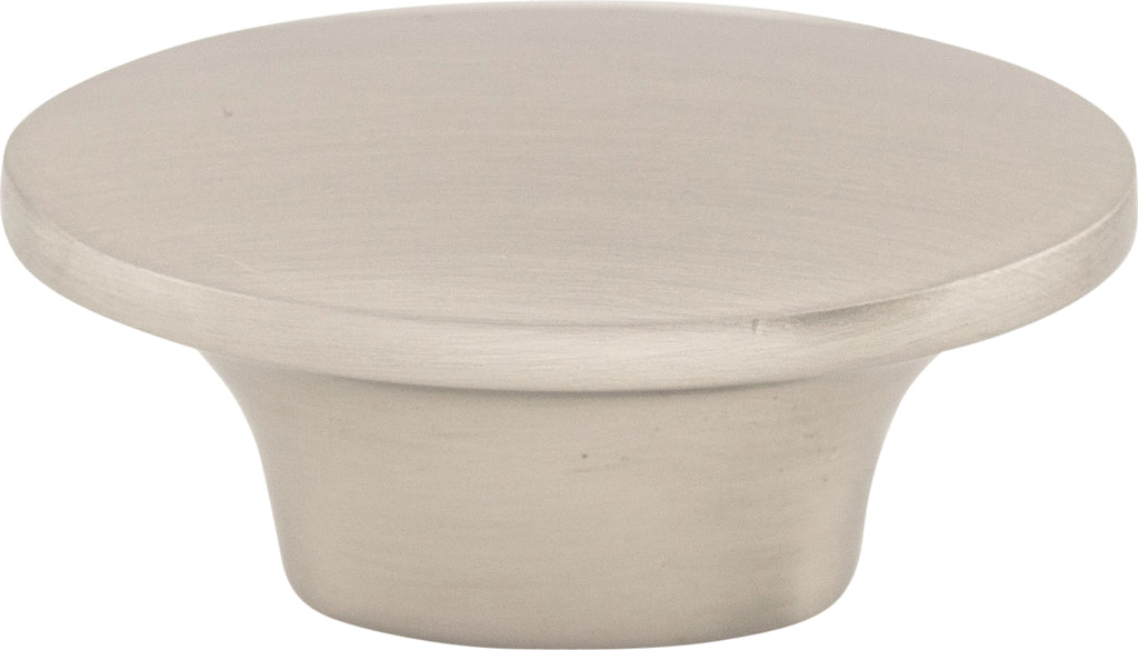 Top Knobs Oval Series 1-1/2"L Knob, Brushed Satin Nickel