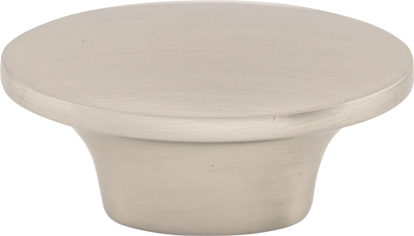 Top Knobs Oval Series 1-1/2"L Knob, Brushed Satin Nickel