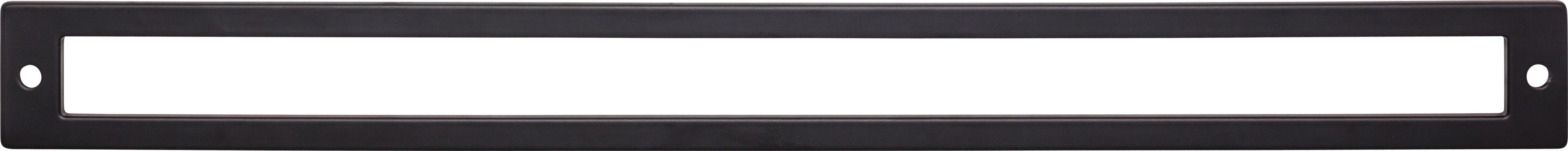 Top Knobs Hollin Series 12"(304mm) CC Backplate, Flat Black