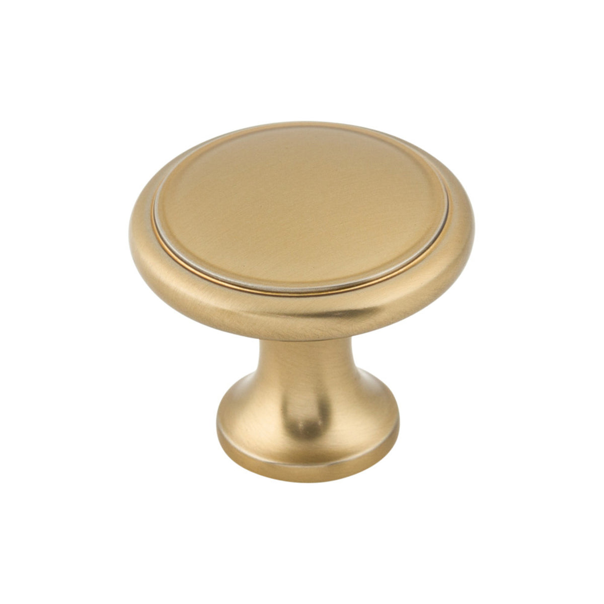 Ringed 1 1/8" Diameter Mushroom Knob