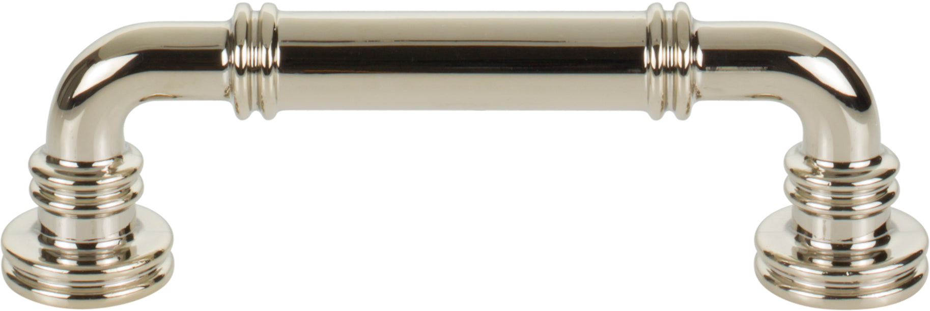 Top Knobs Cranford Series 3-3/4"(95mm) CC Pull, Polished Nickel
