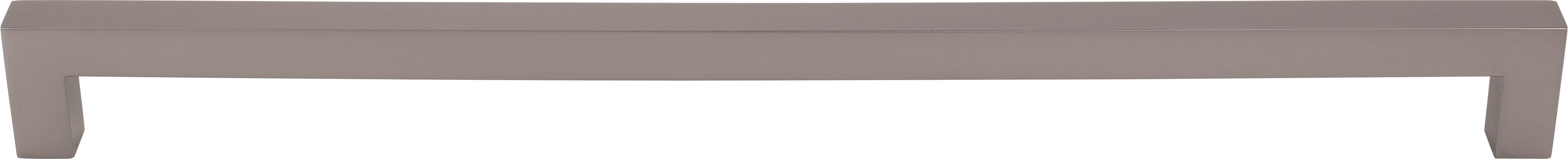 Top Knobs Square Series 12"(304mm) CC Bar Pull, Ash Gray