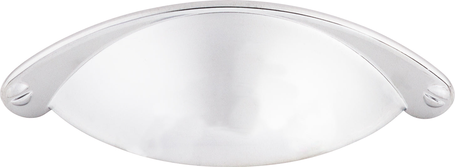Top Knobs Arendal Series 2-1/2"(64mm) CC Cup Pull, Polished Chrome