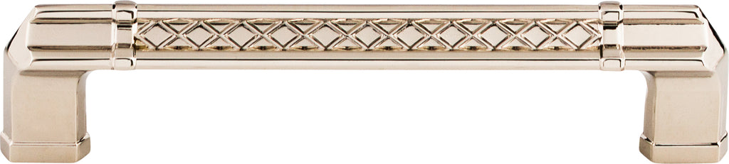 Top Knobs Tower Bridge Series 5"(127mm) CC Pull, Polished Nickel