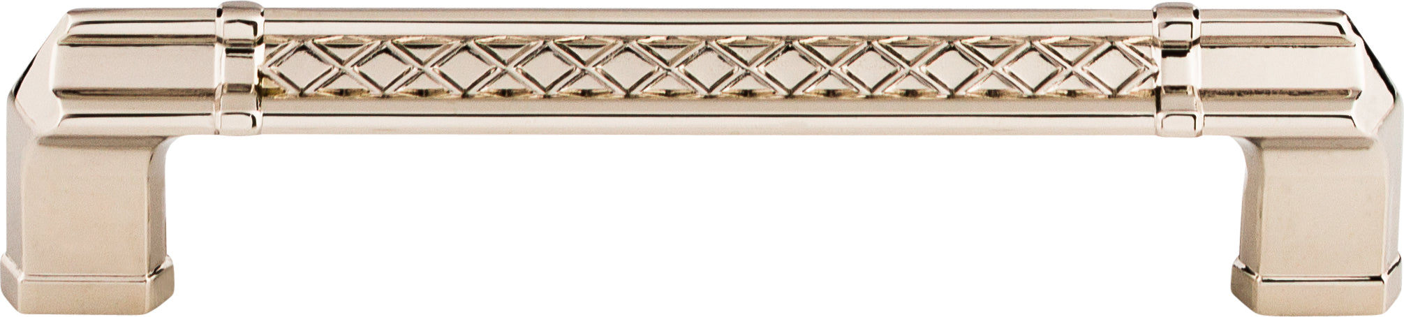 Top Knobs Tower Bridge Series 5"(127mm) CC Pull, Polished Nickel