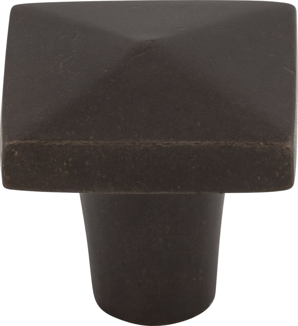 Top Knobs Aspen Square Series 1-1/4"L Knob, Medium Bronze