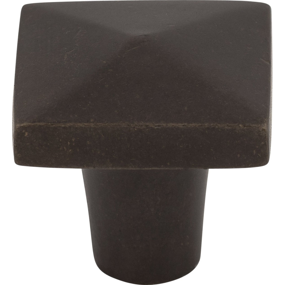Top Knobs Aspen Square Series 1-1/4"L Knob, Medium Bronze
