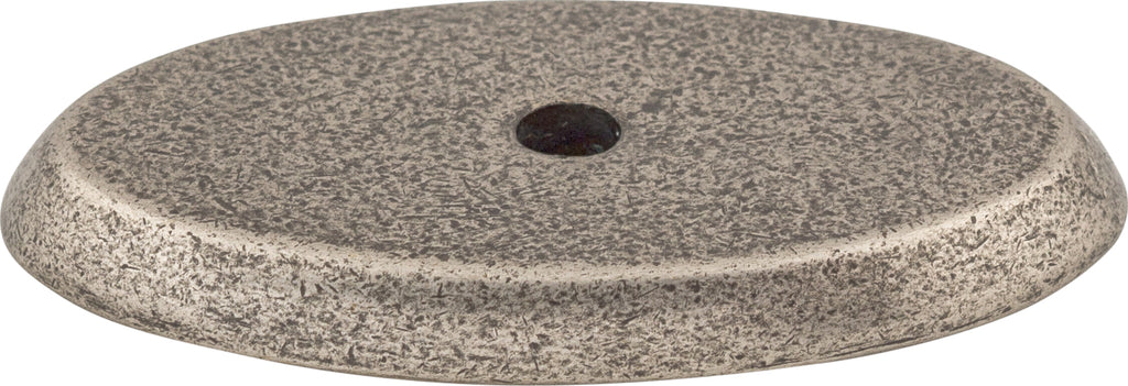 Top Knobs Aspen Backplates Series 1-3/4"L Oval, Silicon Bronze Light