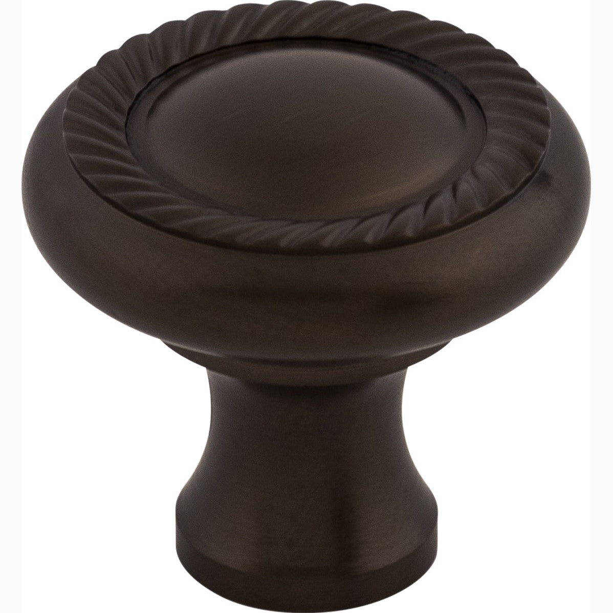 Top Knobs Swirl Series 1-1/4"L Knob, Oil Rubbed Bronze