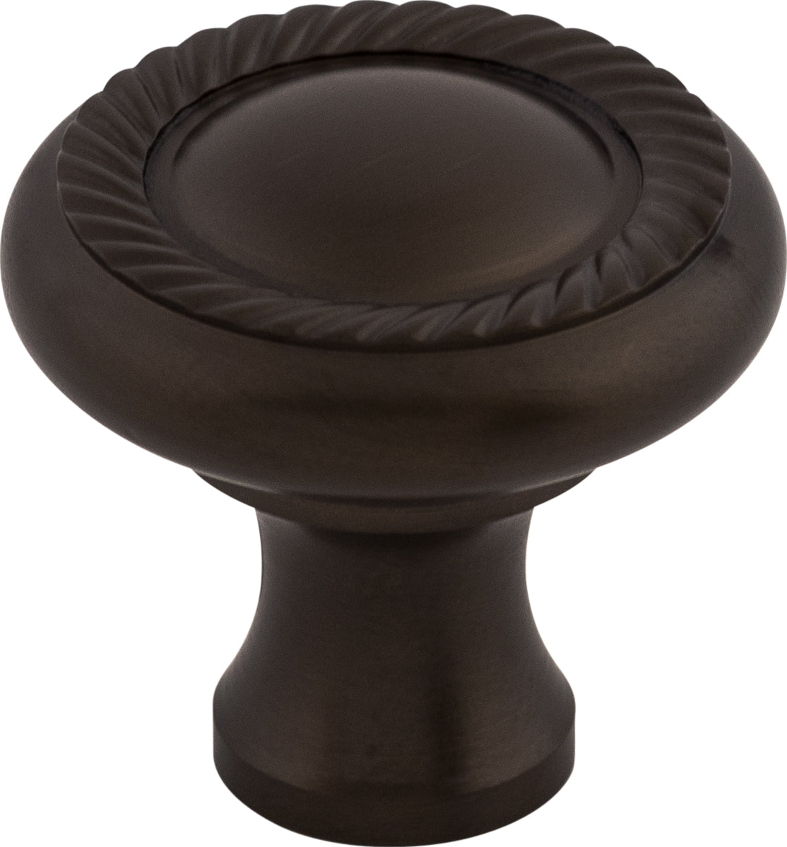 Top Knobs Swirl Series 1-1/4"L Knob, Oil Rubbed Bronze