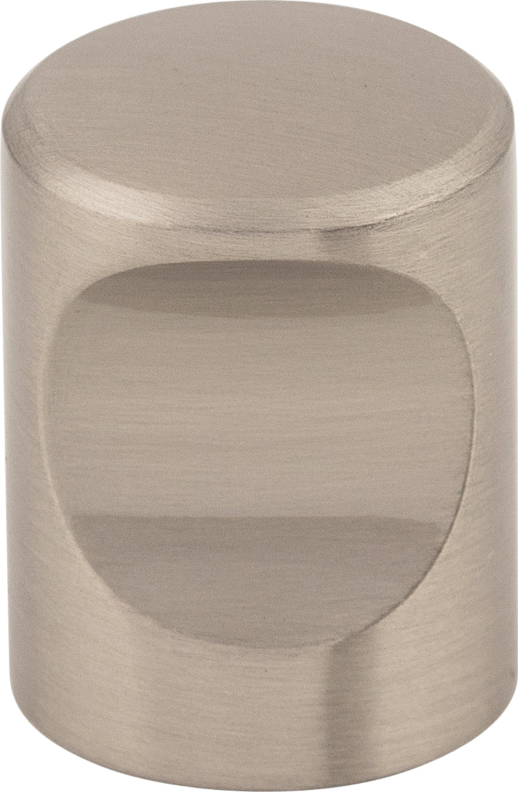 Top Knobs Indent Series 3/4"L Knob, Brushed Satin Nickel