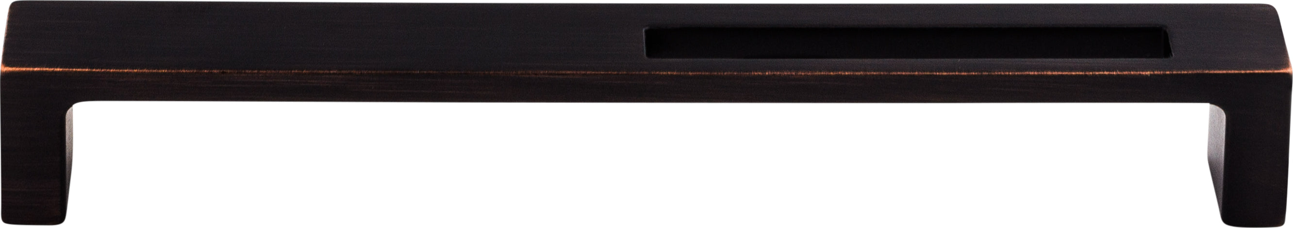 Top Knobs Modern Metro Series 7"(178mm) CC Slot Pull, Tuscan Bronze