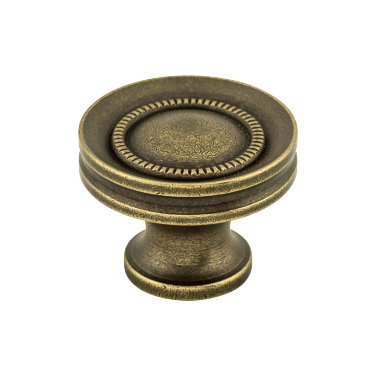 Button Faced 1 1/4" Diameter Round Knob