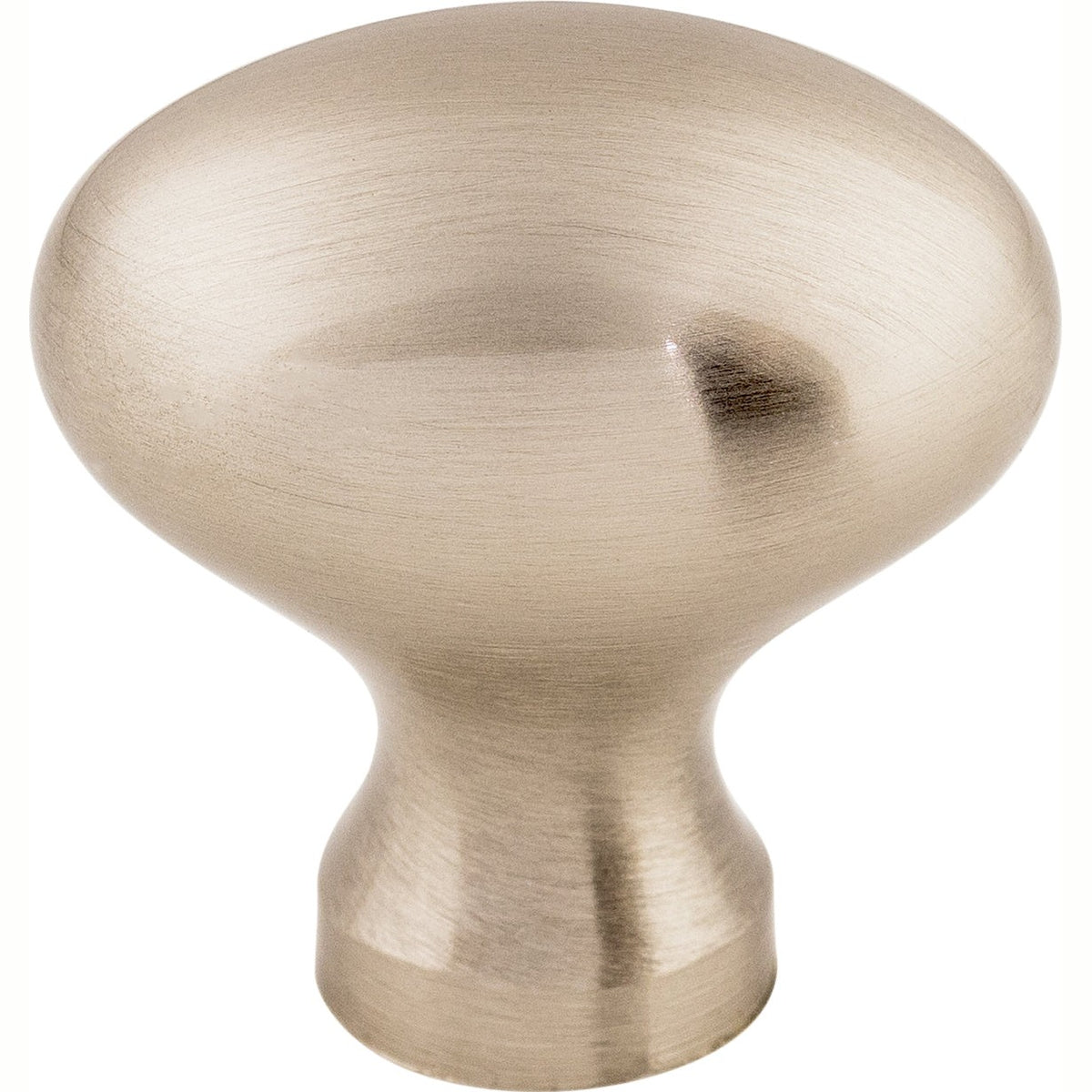 Top Knobs Egg Series 1-1/4"L Knob, Brushed Satin Nickel