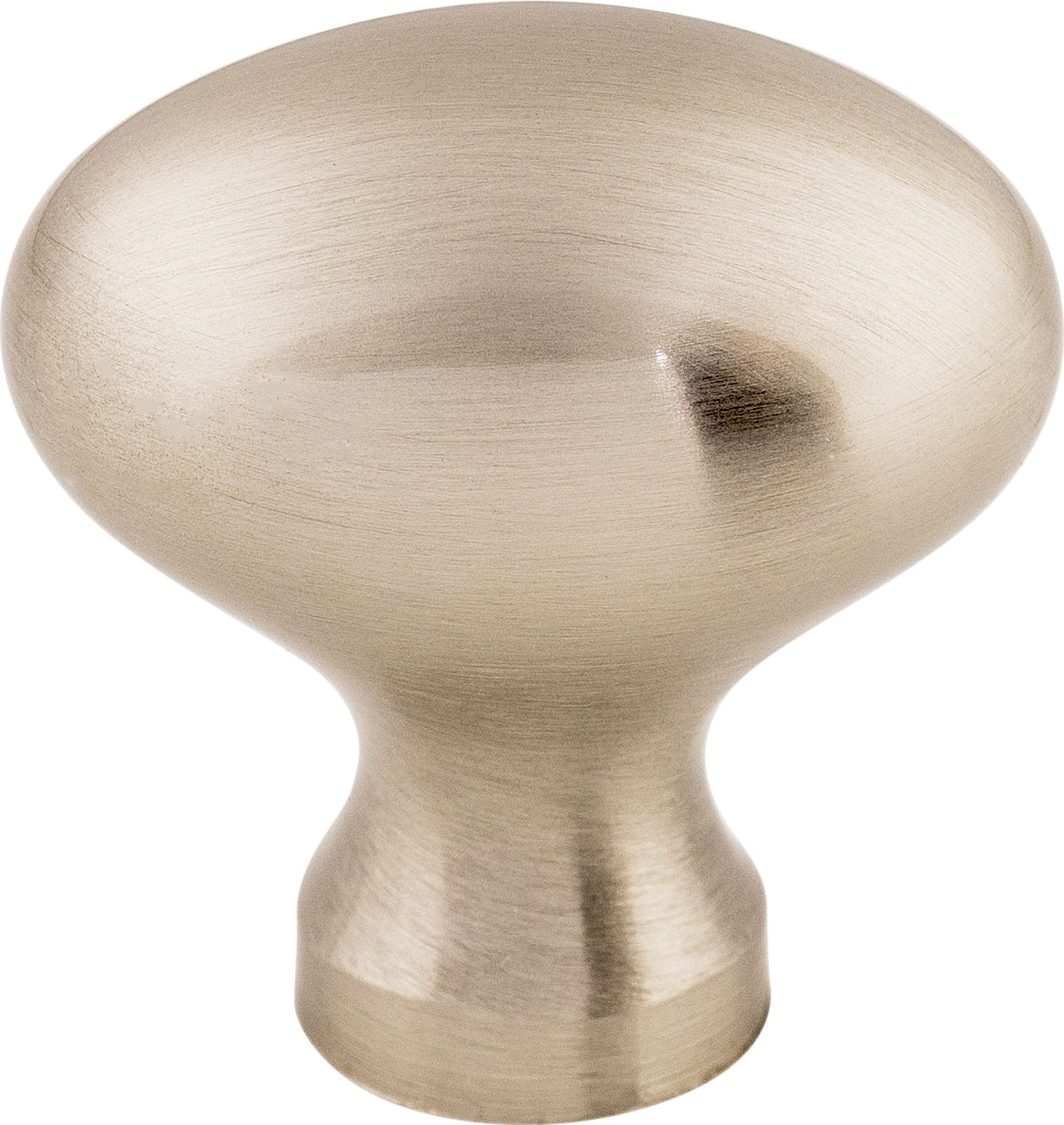Top Knobs Egg Series 1-1/4"L Knob, Brushed Satin Nickel