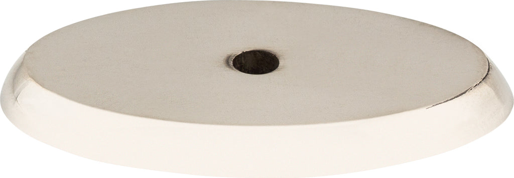 Top Knobs Aspen II Backplate Series 1-3/4"L Oval, Polished Nickel