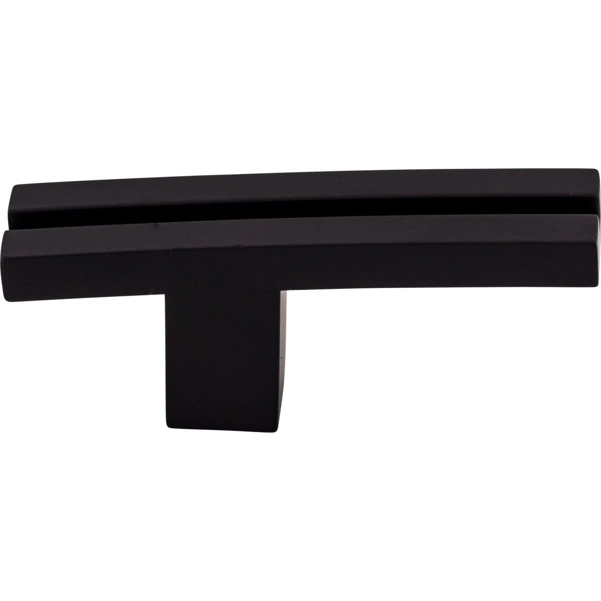 Top Knobs Inset Rail Series 2-5/8"L Knob, Flat Black