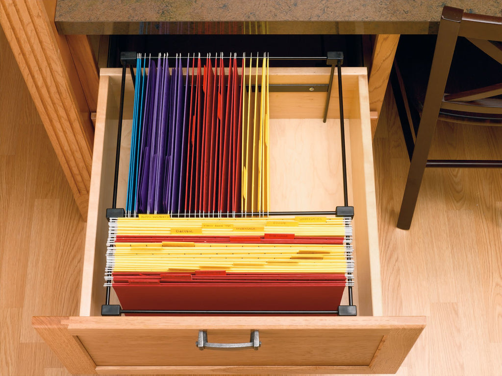 13” W File Drawer Organizer Pullout Insert for 18" Base - - Letter