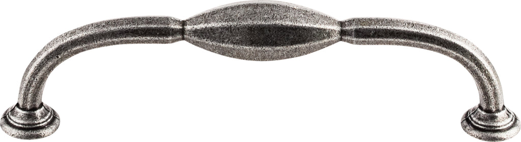 Top Knobs Chareau Series 5-1/16"(128mm) CC D-Pull, Black Iron