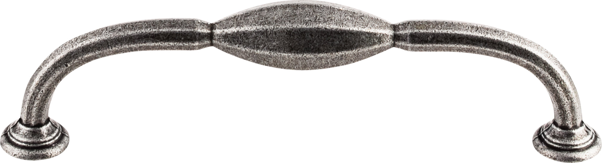 Top Knobs Chareau Series 5-1/16"(128mm) CC D-Pull, Black Iron
