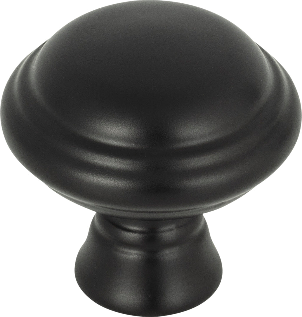 Top Knobs Henderson Series 1-1/4"L Knob, Flat Black