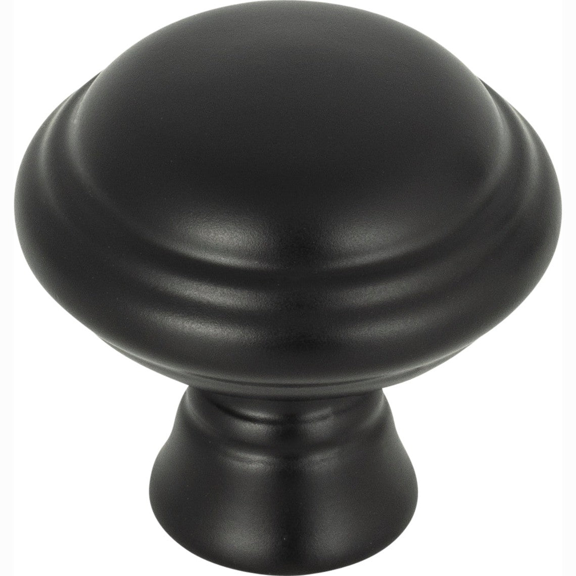 Top Knobs Henderson Series 1-1/4"L Knob, Flat Black