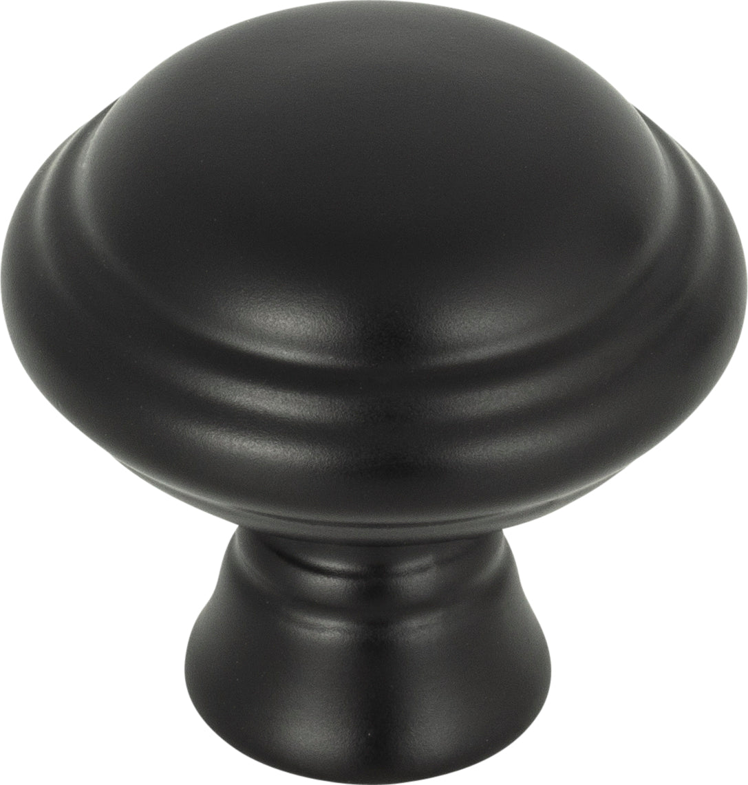 Top Knobs Henderson Series 1-1/4"L Knob, Flat Black