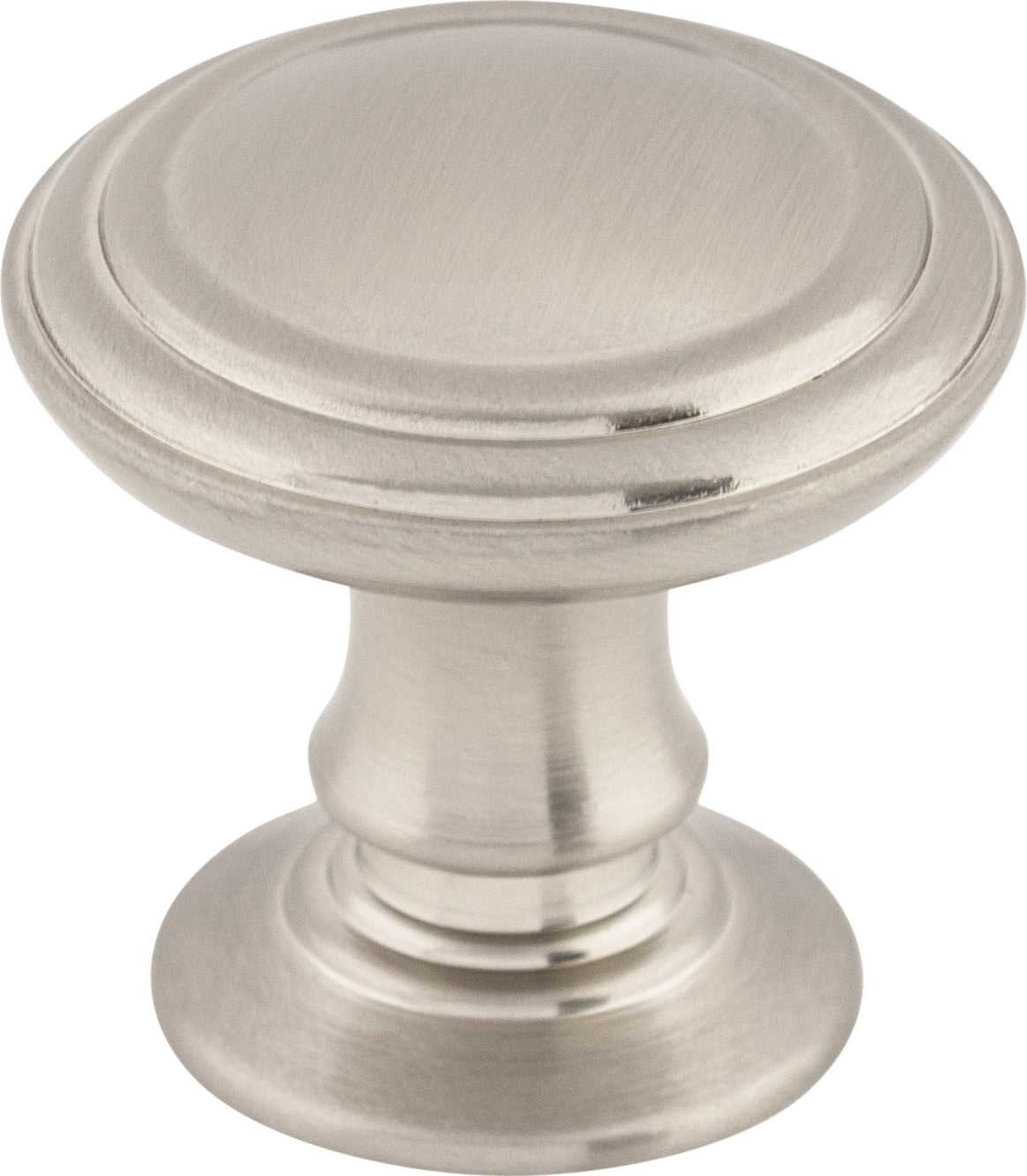 Top Knobs Reeded Series 1-1/4"L Knob, Brushed Satin Nickel