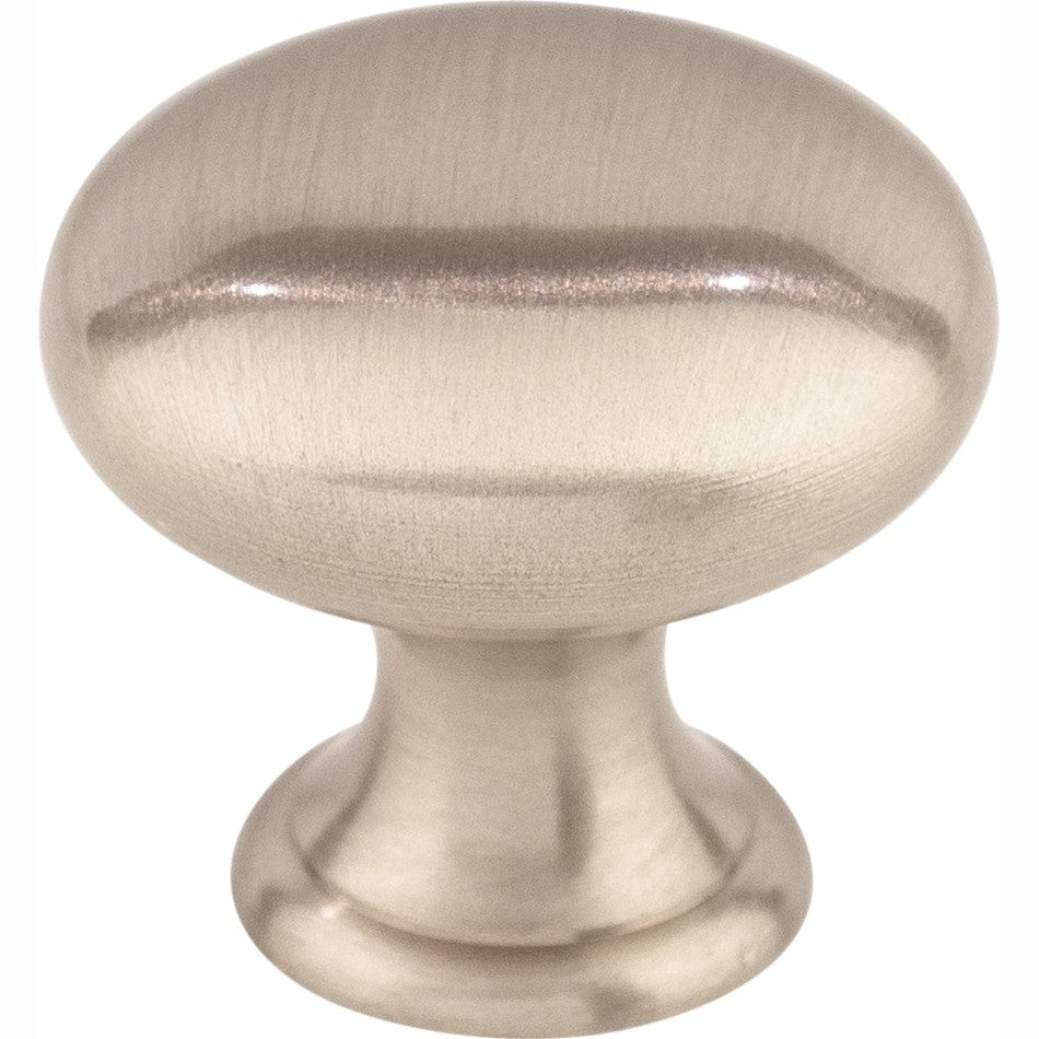 Top Knobs Mushroom Series 15/16"L Knob, Brushed Satin Nickel