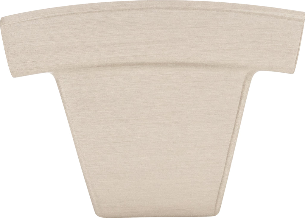 Top Knobs Arched Series 1-1/2"L Knob, Brushed Satin Nickel