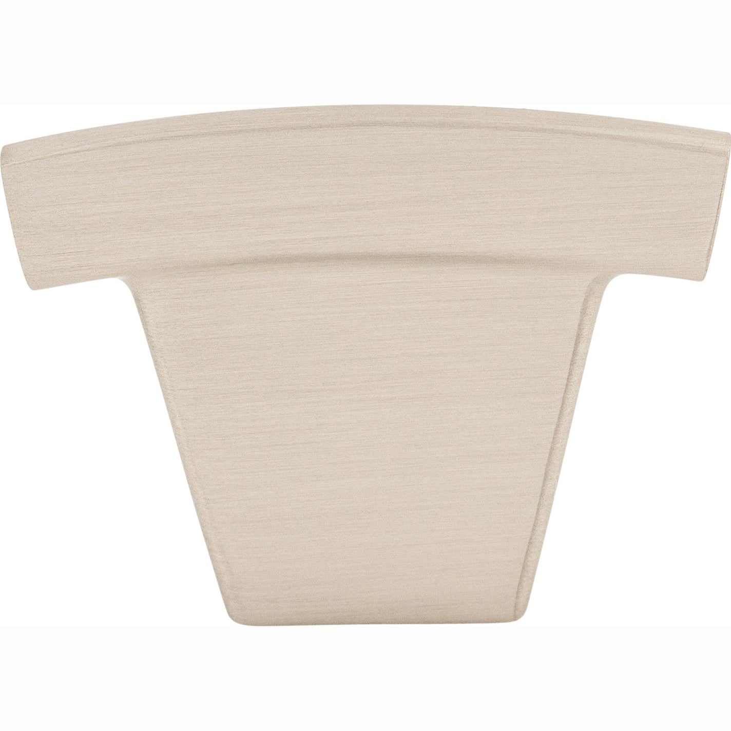 Top Knobs Arched Series 1-1/2"L Knob, Brushed Satin Nickel