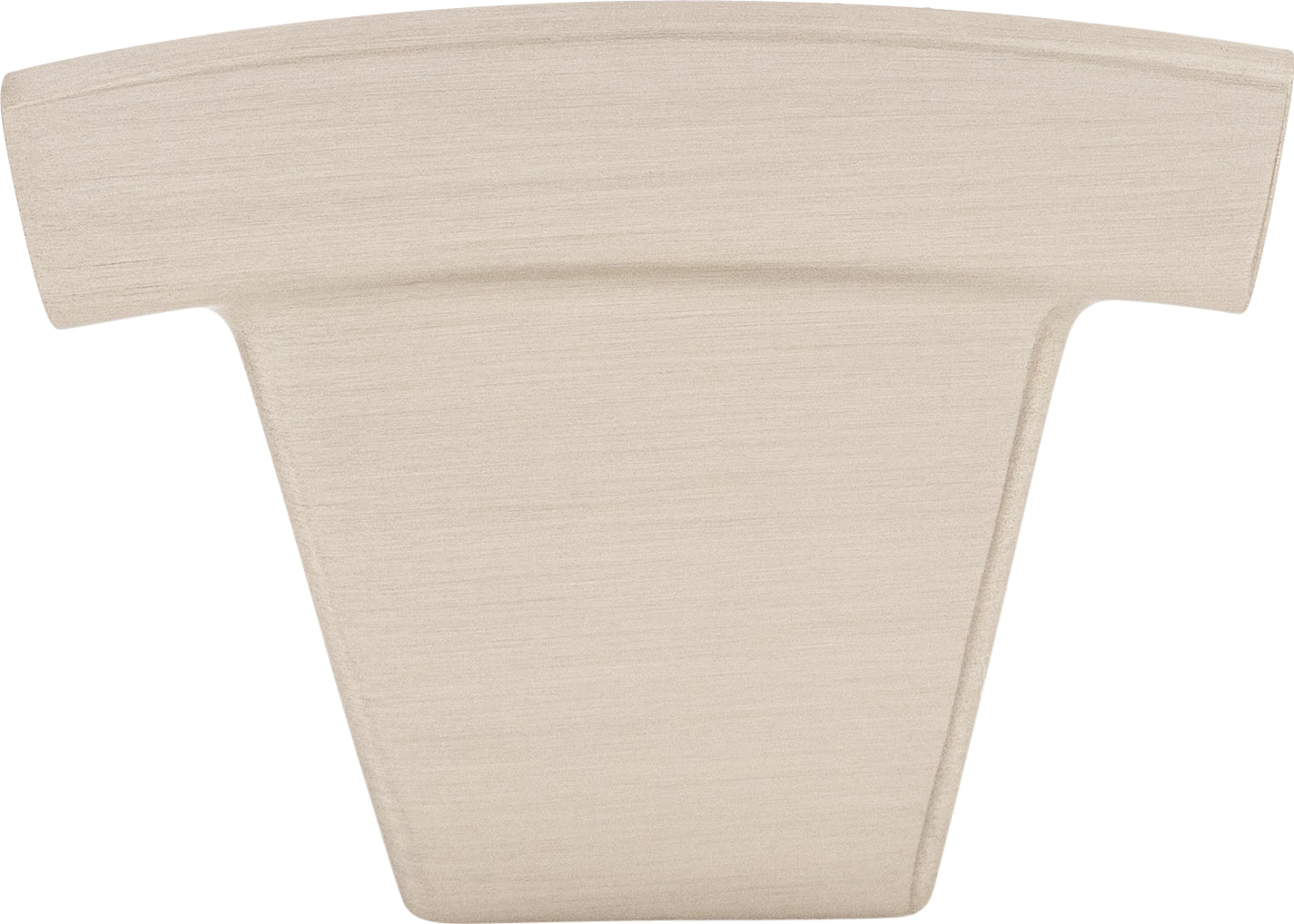 Top Knobs Arched Series 1-1/2"L Knob, Brushed Satin Nickel