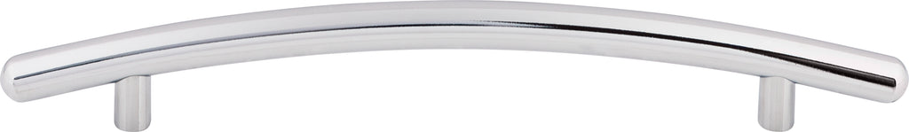 Top Knobs Curved Series 6-5/16"(160mm) CC Bar Pull, Polished Chrome