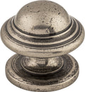 Top Knobs Empress Series 1-3/8"L Knob, Pewter Antique