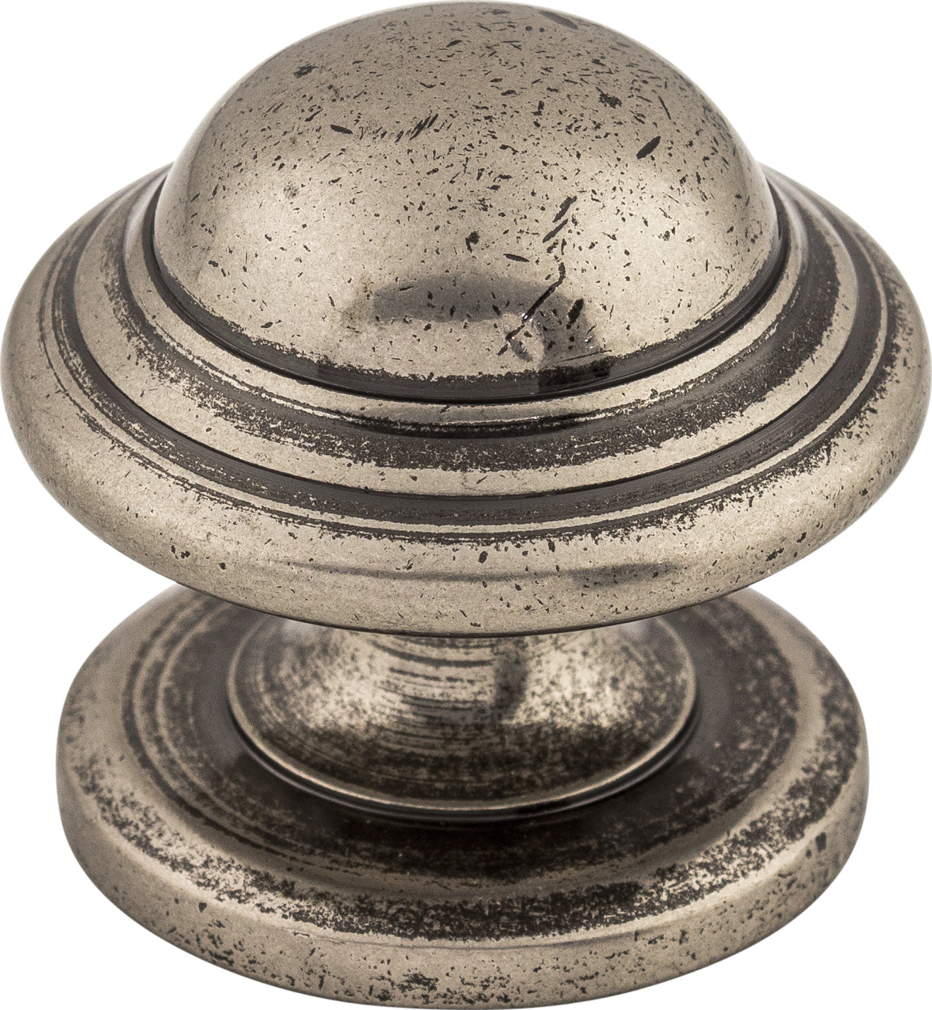 Top Knobs Empress Series 1-3/8"L Knob, Pewter Antique