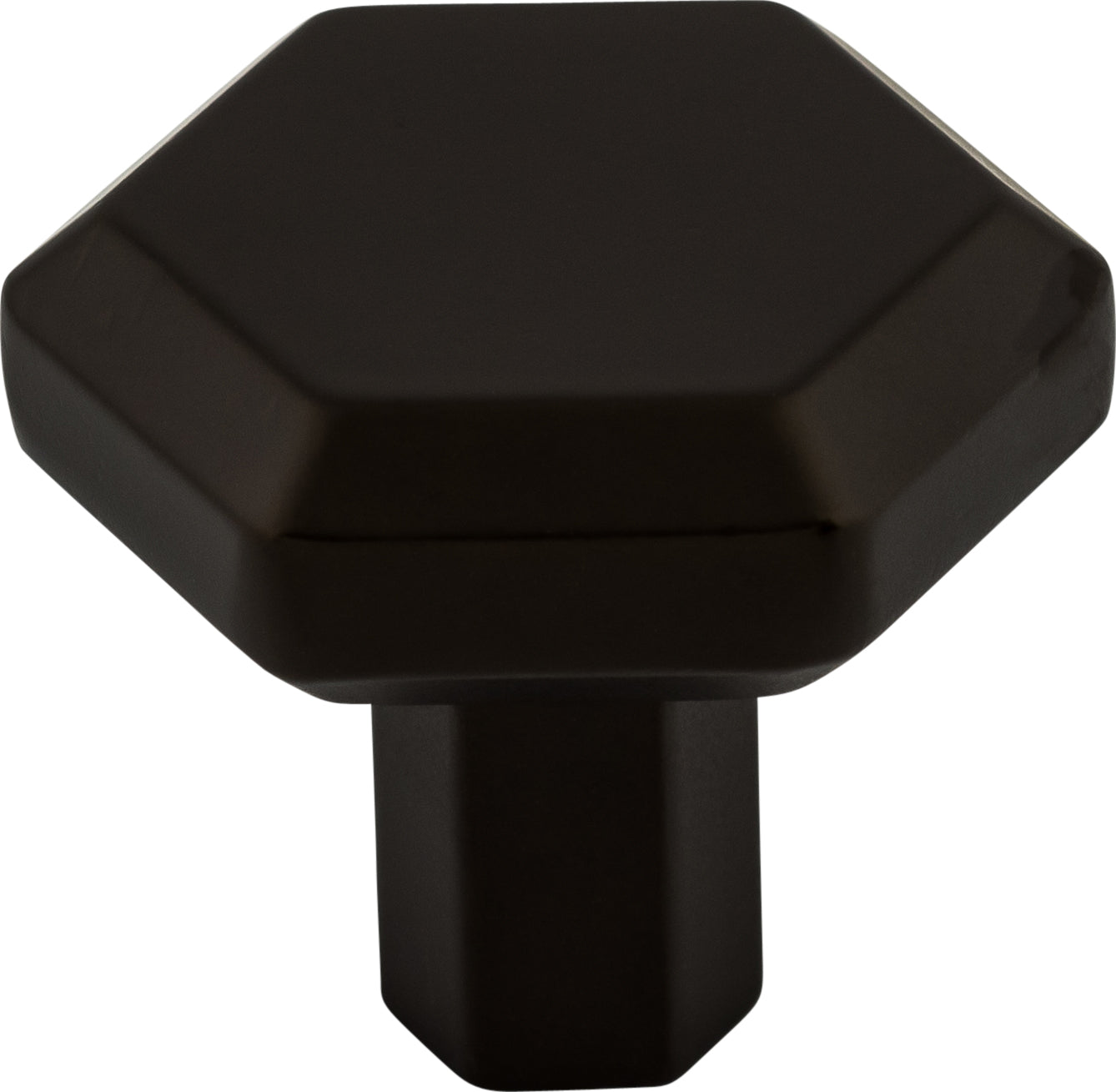 Top Knobs Lydia Series 1-1/4"L Knob, Flat Black