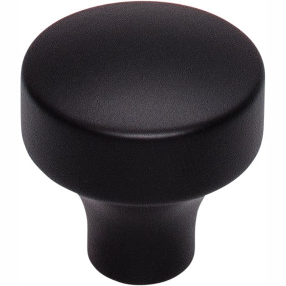 Top Knobs Kinney Series 1-1/8"L Knob, Flat Black
